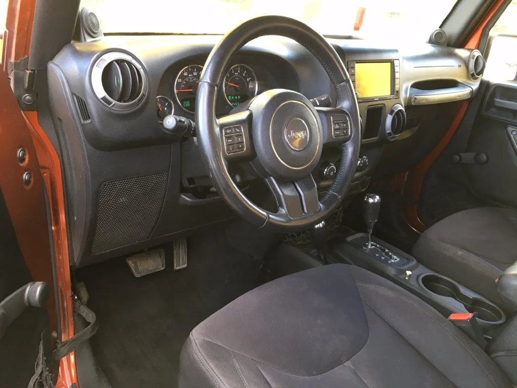Used 2014 Orange Jeep Sport image 24