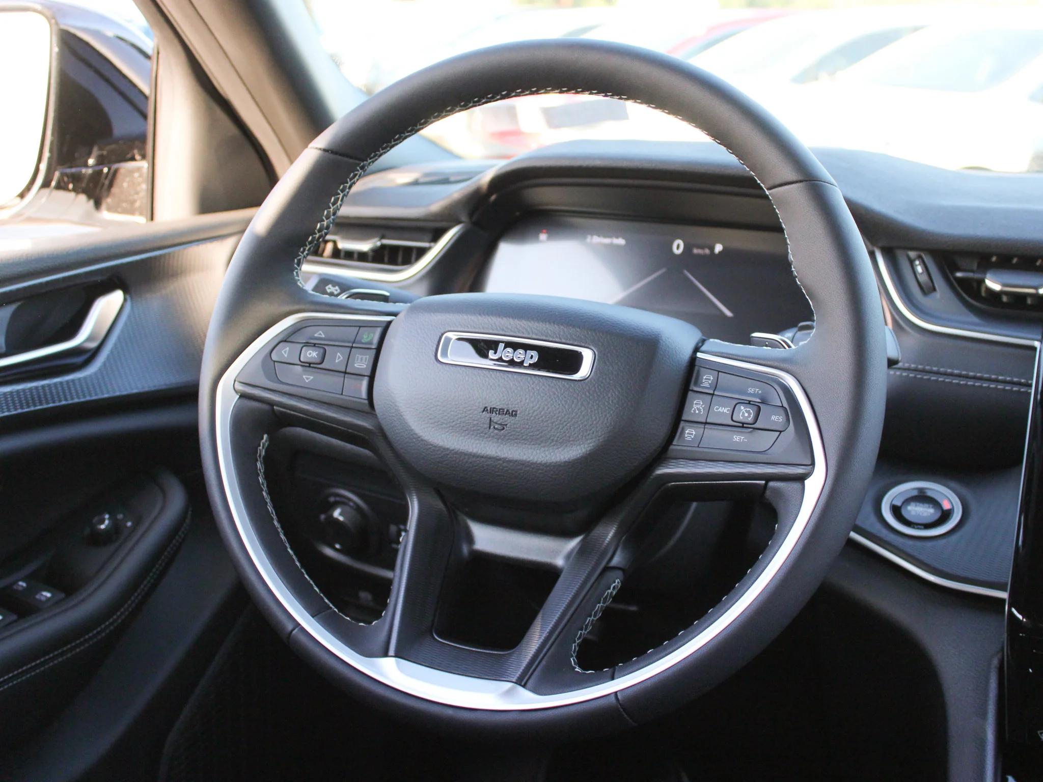 New 2025 White Jeep Altitude* Sunroof, Heated Leather, Trailer Tow Pkg image 16