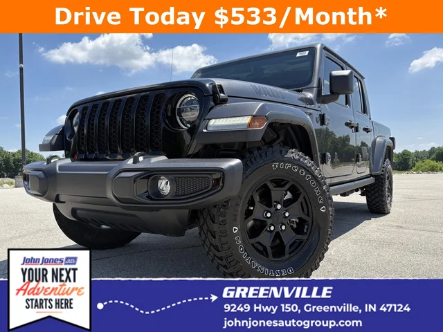 Pre-Owned 2022 Jeep Gladiator Willys Four Wheel Drive Crew Cab