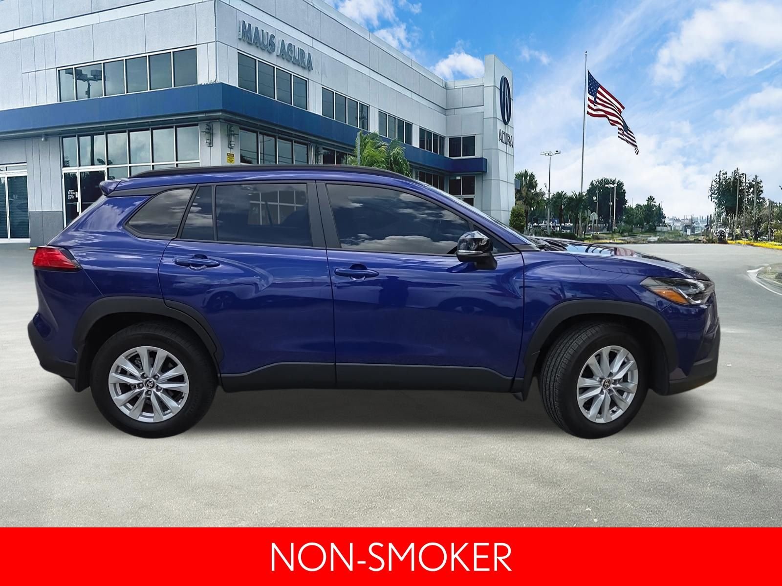 Used 2025 Blue Toyota LE image 6