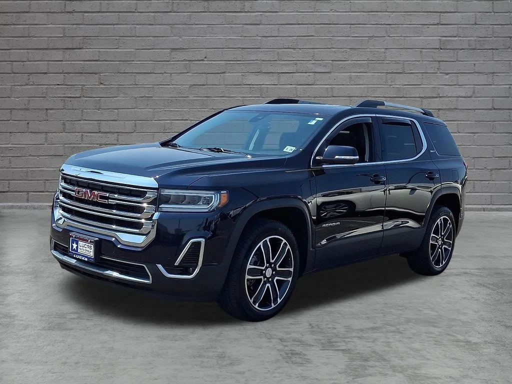 Used 2021 MIDNIGHT BLUE METALLIC GMC SLT image 6