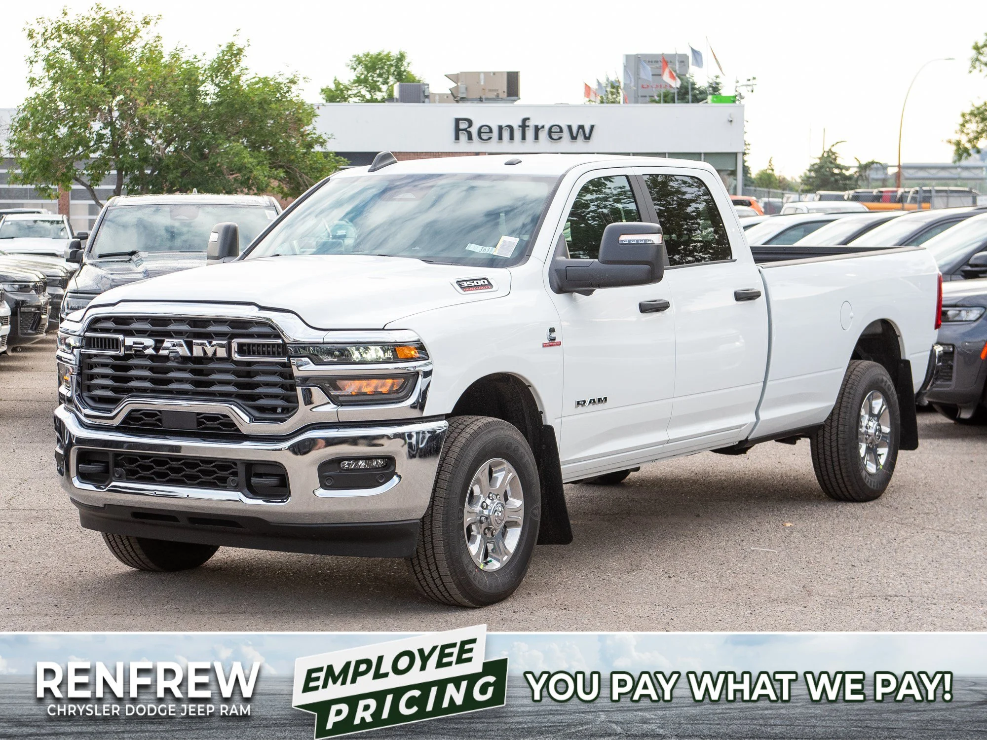 New 2026 White RAM Big Horn* image 1