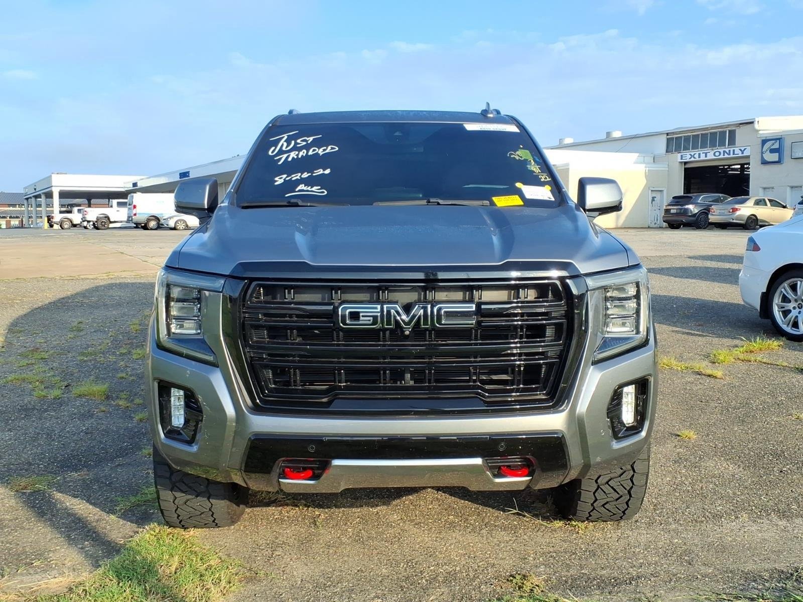 Used 2022 Satin Steel Metallic GMC AT4 image 2