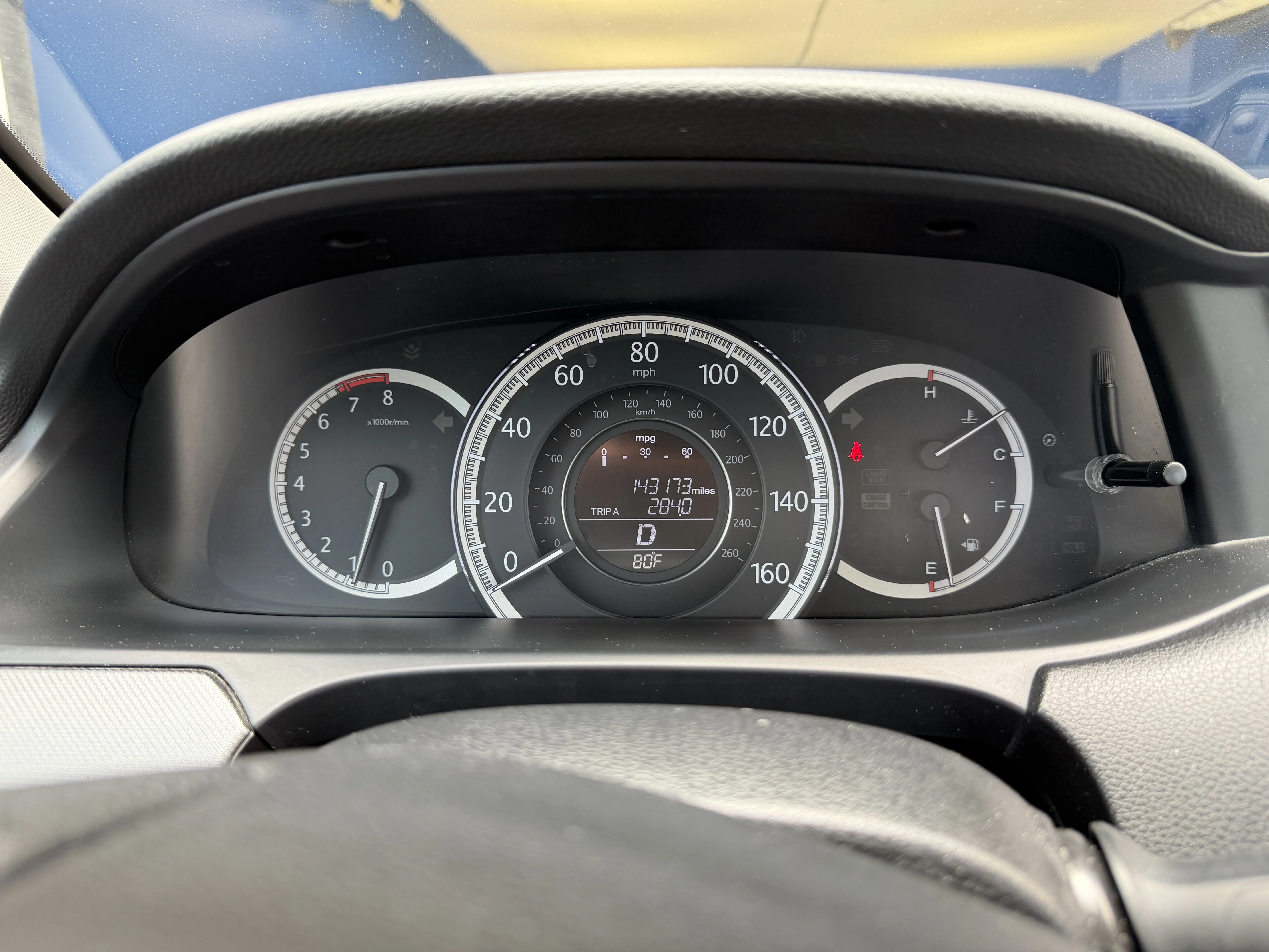 Used 2013 Obsidian Blue Pearl Honda LX image 16