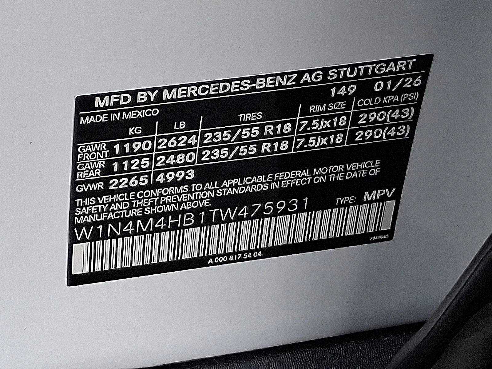 Used 2026 Polar White Mercedes-Benz GLB 250 image 14