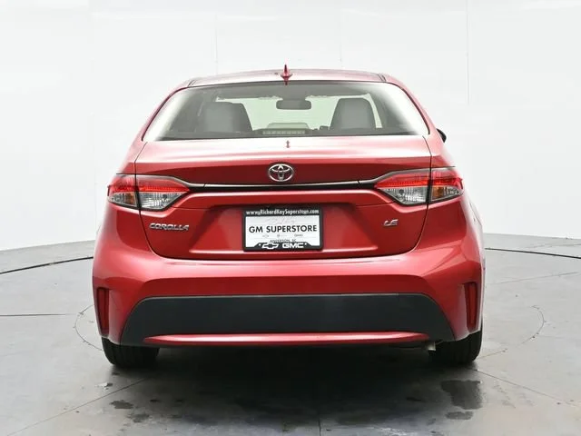 Used 2020 Barcelona Red Metallic Toyota LE image 6