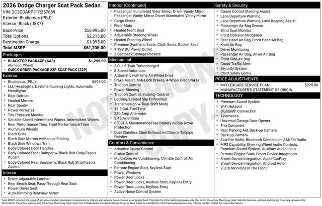 New 2026 Bludicrous Exterior Paint Dodge Scat Pack image 30