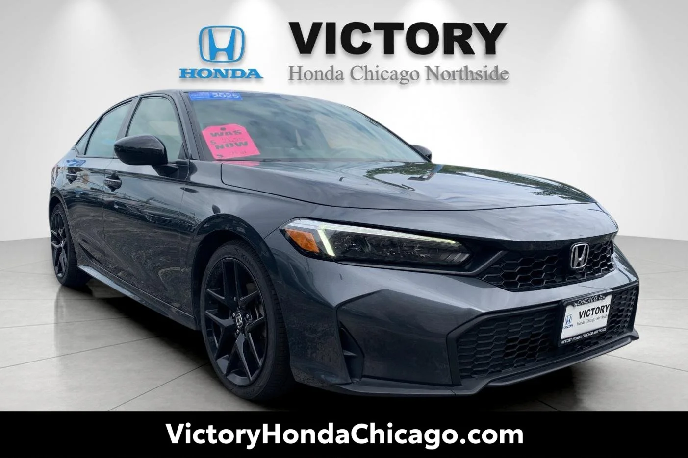 Certified Used 2025 Solar Silver Metallic Honda Sport image 1