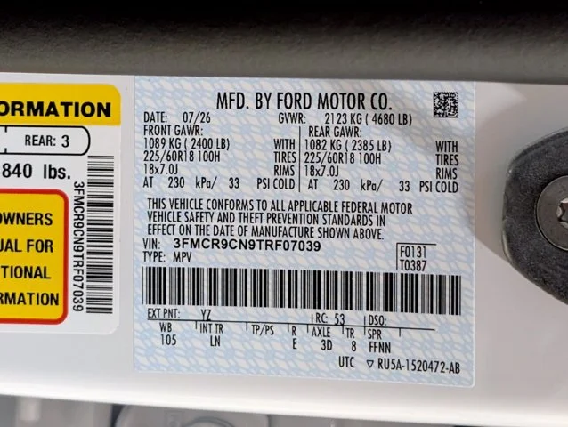 New 2026 Oxford White Ford Outer Banks® image 51