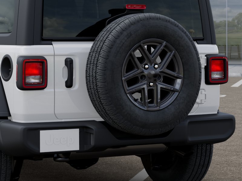 New 2026 Bright White Clear-Coat Exterior Paint Jeep Sport 4-Door image 39