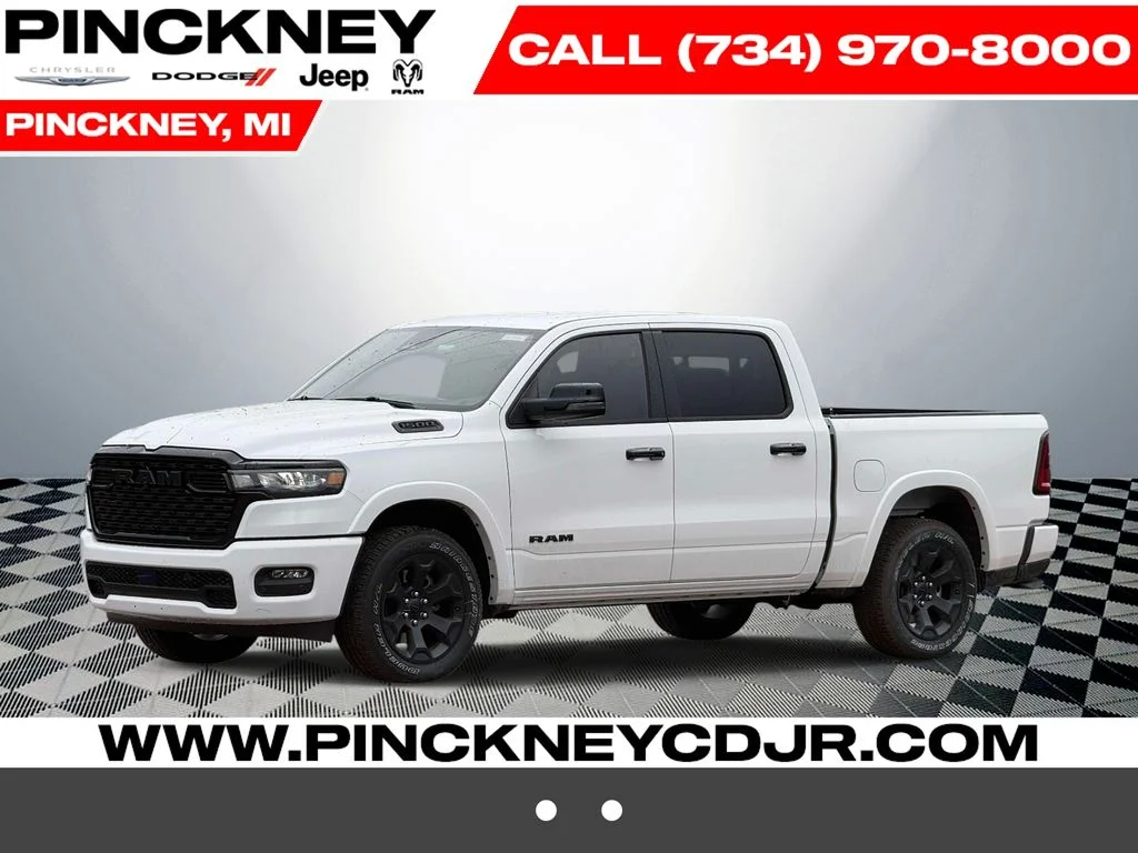 New 2026 Bright White Clear-Coat Exterior Paint RAM Big Horn/Lone Star image 1