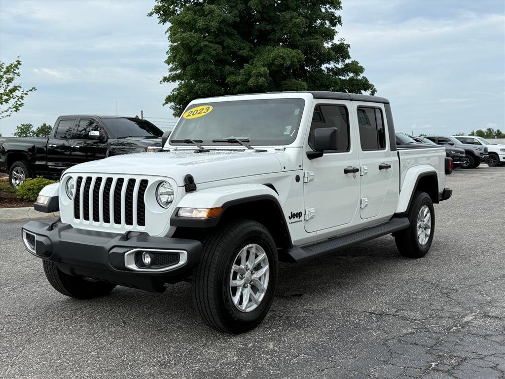 Used 2023 Bright White Clear Coat Jeep Sport S image 7