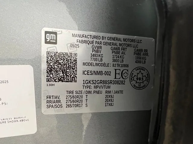 Used 2025 Gray GMC Elevation image 62