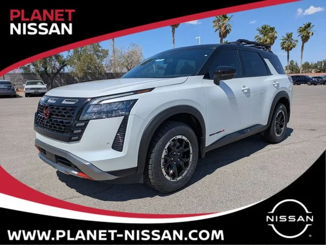 New 2026 Everest White Pearl TriCoat / Super Black Two-tone Nissan Rock Creek® image 1