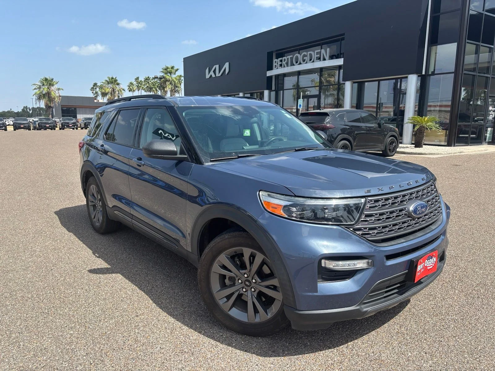 Used 2021 Blue Ford XLT image 1