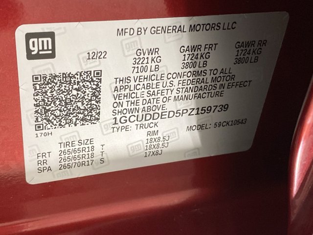 Used 2023 Radiant Red Tintcoat Chevrolet LT image 30