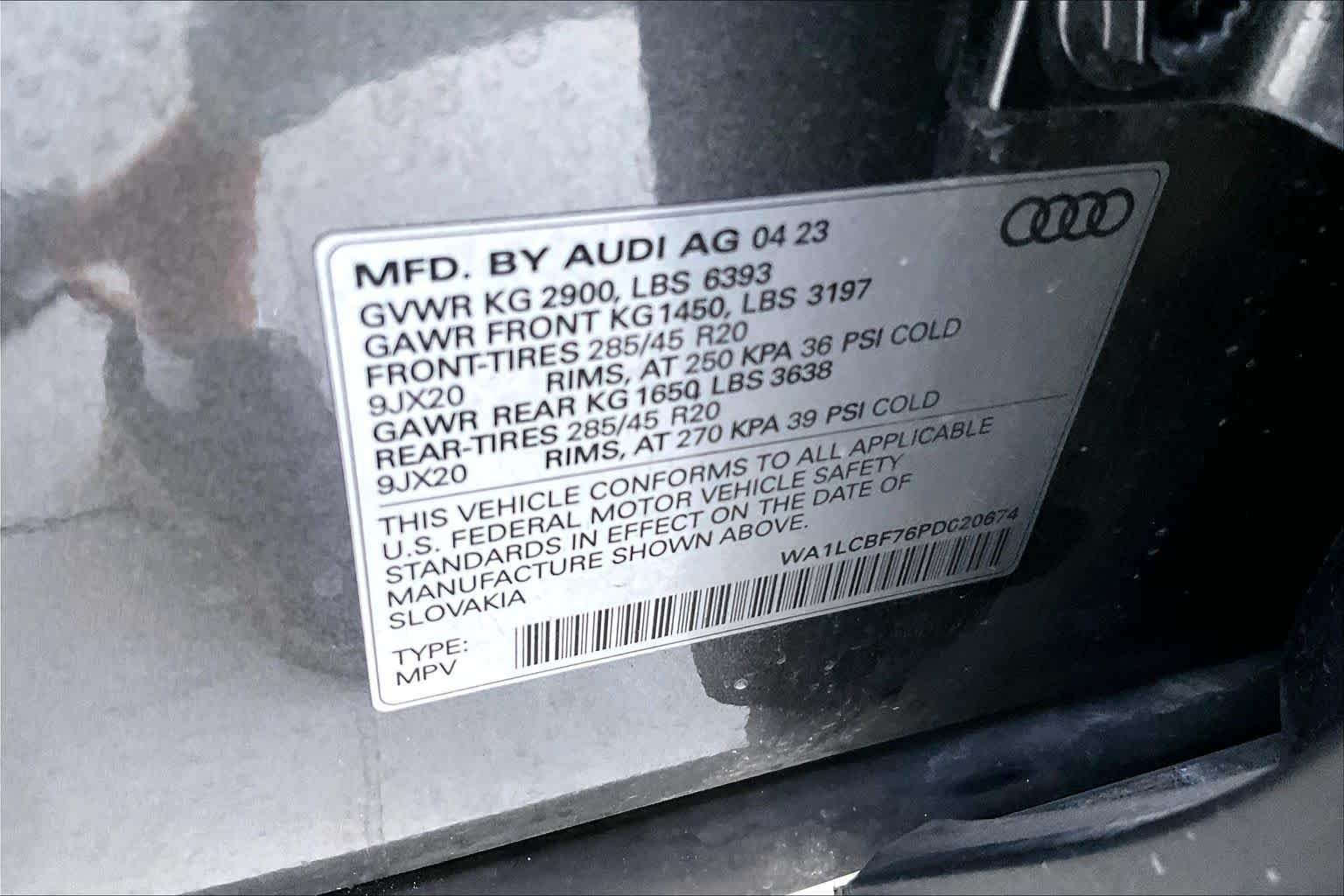 Used 2023 Samurai Gray Metallic Audi Premium Plus image 35