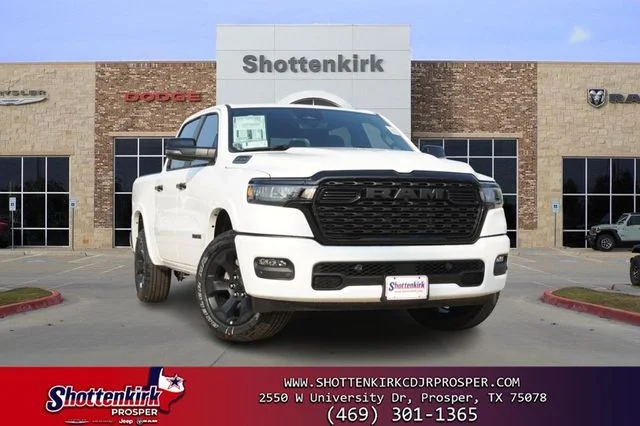 New 2026 Bright White Clear-Coat Exterior Paint RAM Big Horn/Lone Star image 1