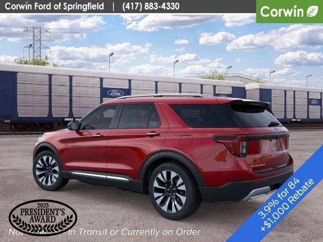 New 2026 Rapid Red Metallic Tinted Clearcoat Ford Platinum™ image 6