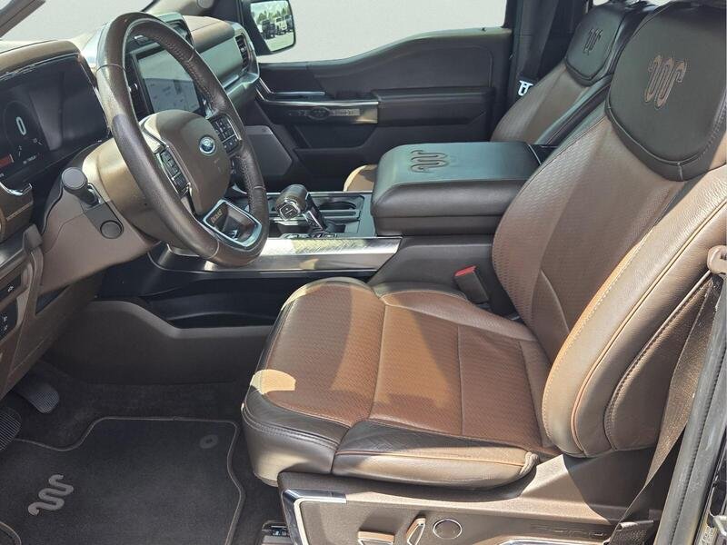 Used 2021 Agate Black Metallic FORD KING RANCH 4WD SUPERCREW 5.5