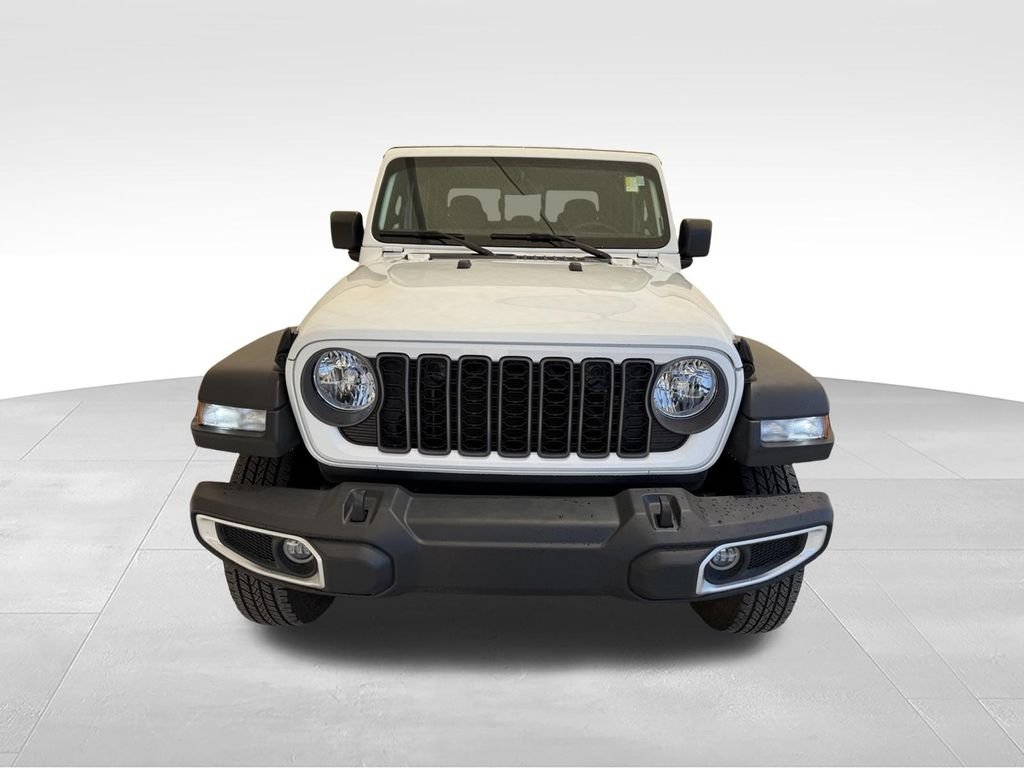 Used 2025 Bright White Clearcoat Jeep Sport image 4