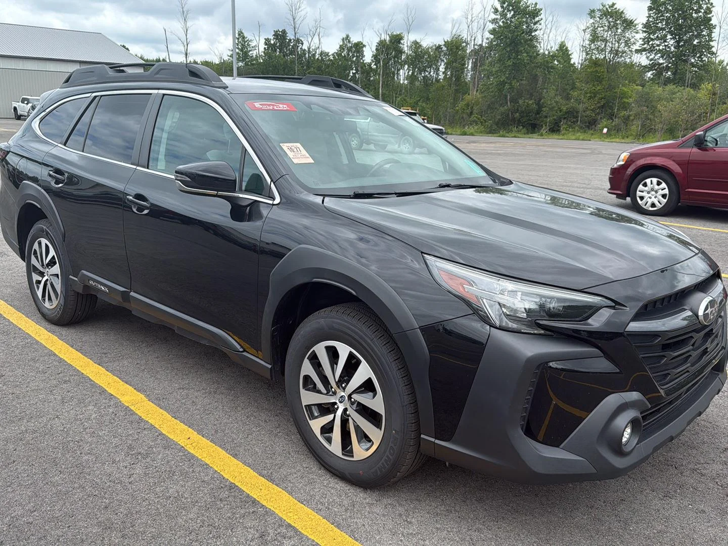 Used 2024 Crystal Black Silica Subaru Premium image 3