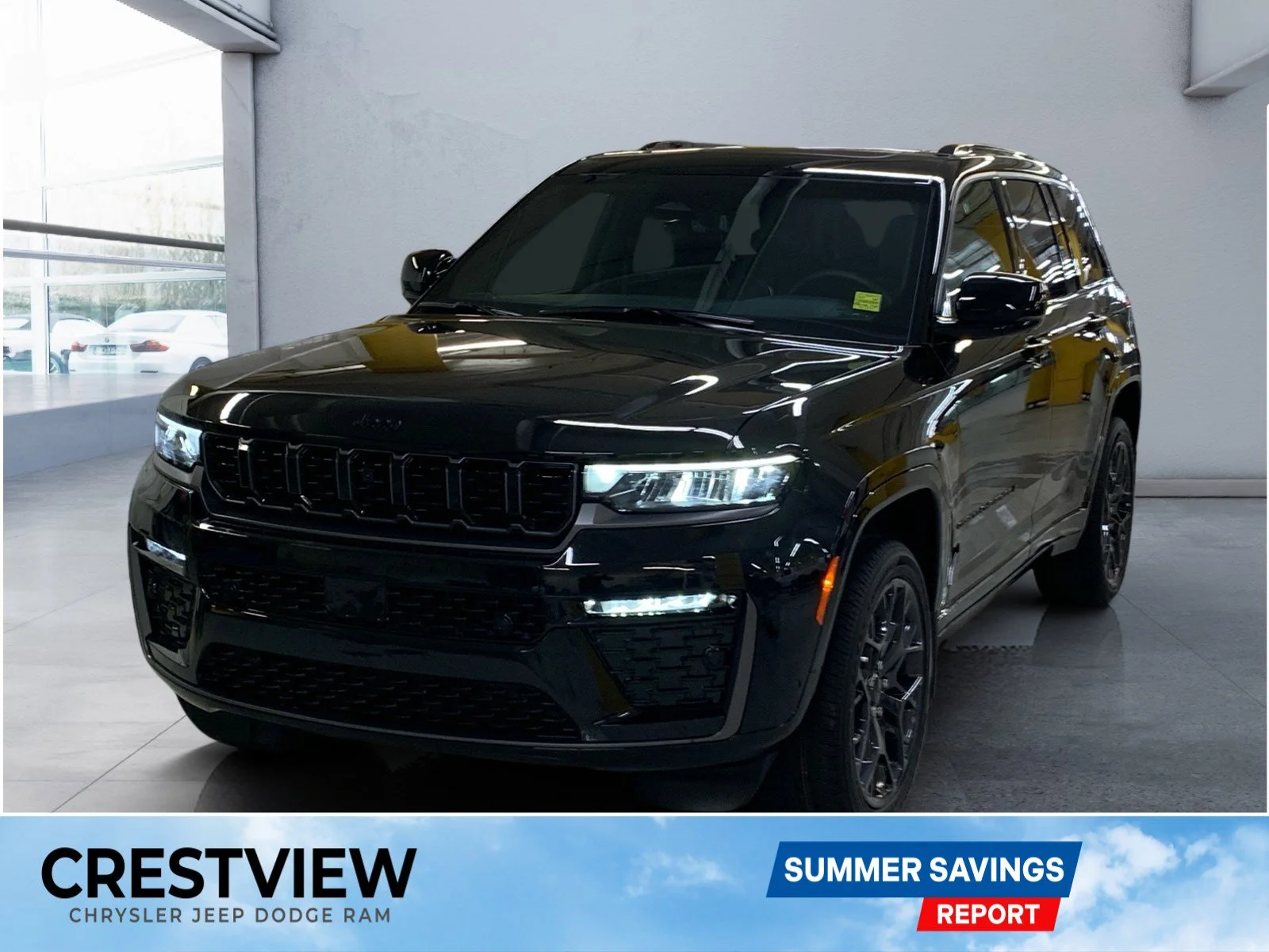 New 2026 Diamond Black Crystal Pearl Jeep Summit image 1