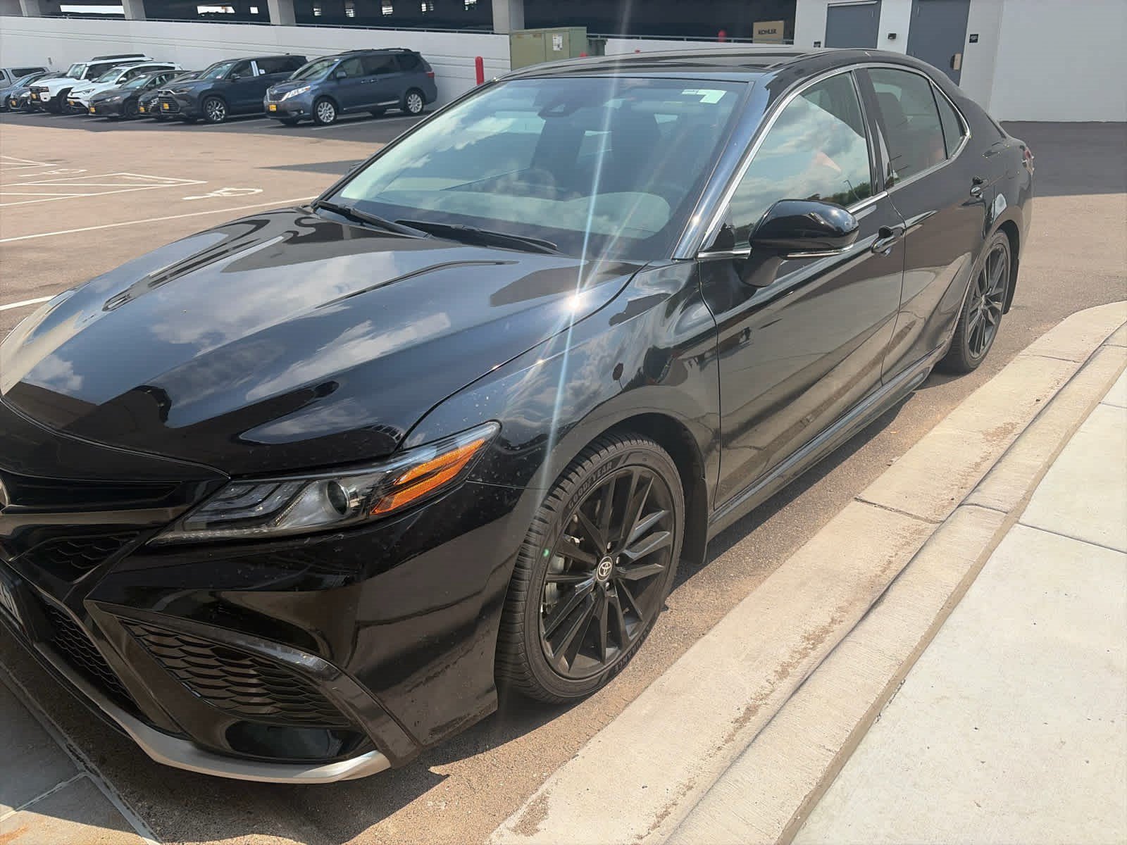Certified Used 2024 Midnight Black Metallic Toyota XSE image 3