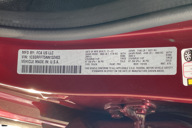 Used 2022 Delmonico Red Pearlcoat Ram Big Horn/Lone Star image 32