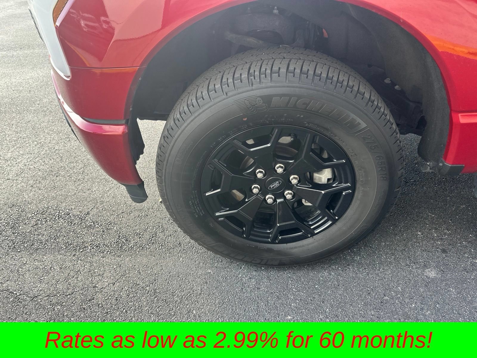 Certified Used 2025 Red Metallic Ford XLT image 11