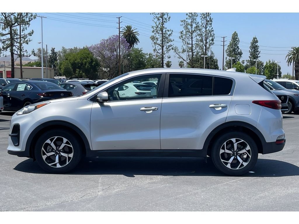 Used 2021 Sparkling Silver Kia LX image 2