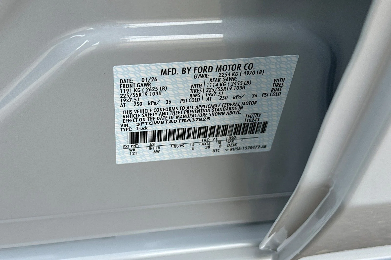 New 2026 Space White Metallic Ford Lobo™ image 21