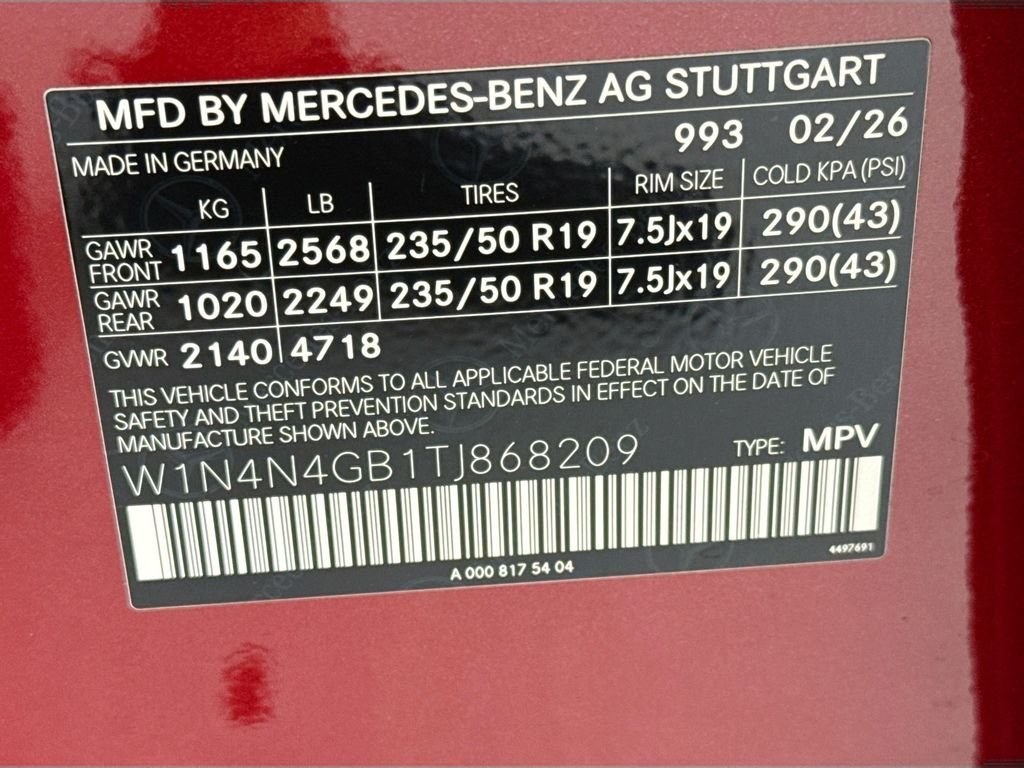 New 2026 MANUFAKTUR Patagonia Red Metallic Mercedes-Benz GLA 250 image 33