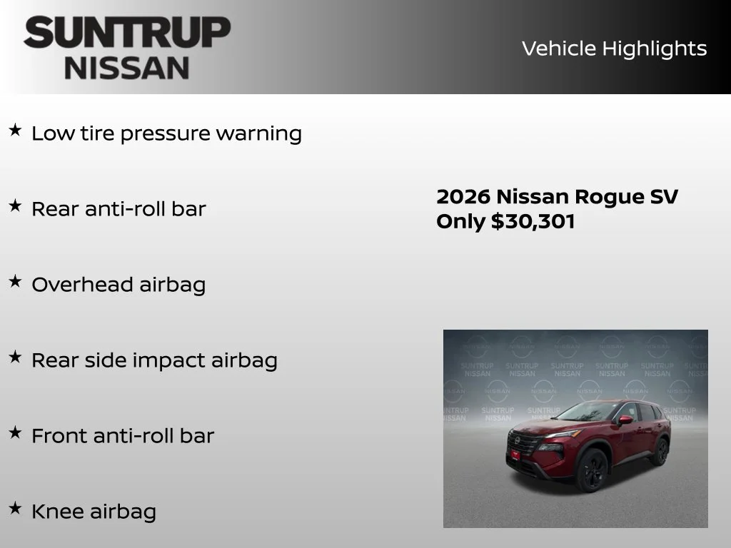 Certified Used 2026 Red Nissan SV image 24
