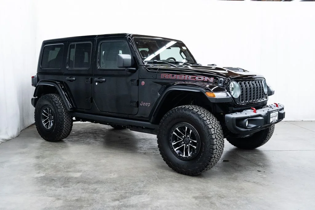 New 2026 Black Clear-Coat Exterior Paint Jeep Rubicon X image 1