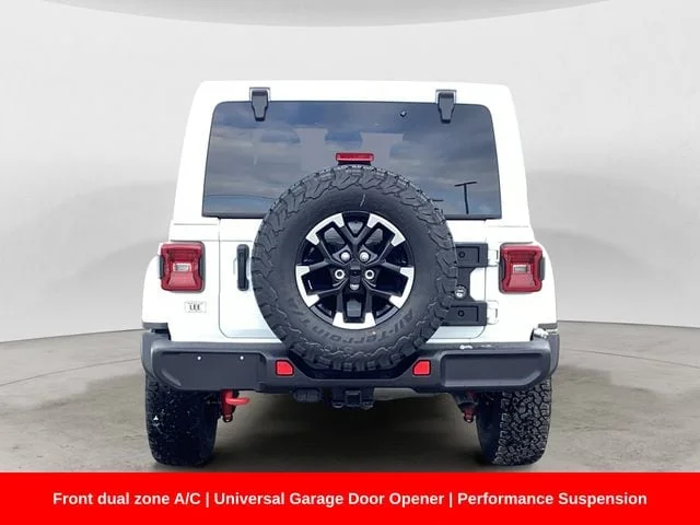 New 2026 Bright White Clearcoat Jeep 4-DOOR RUBICON image 5