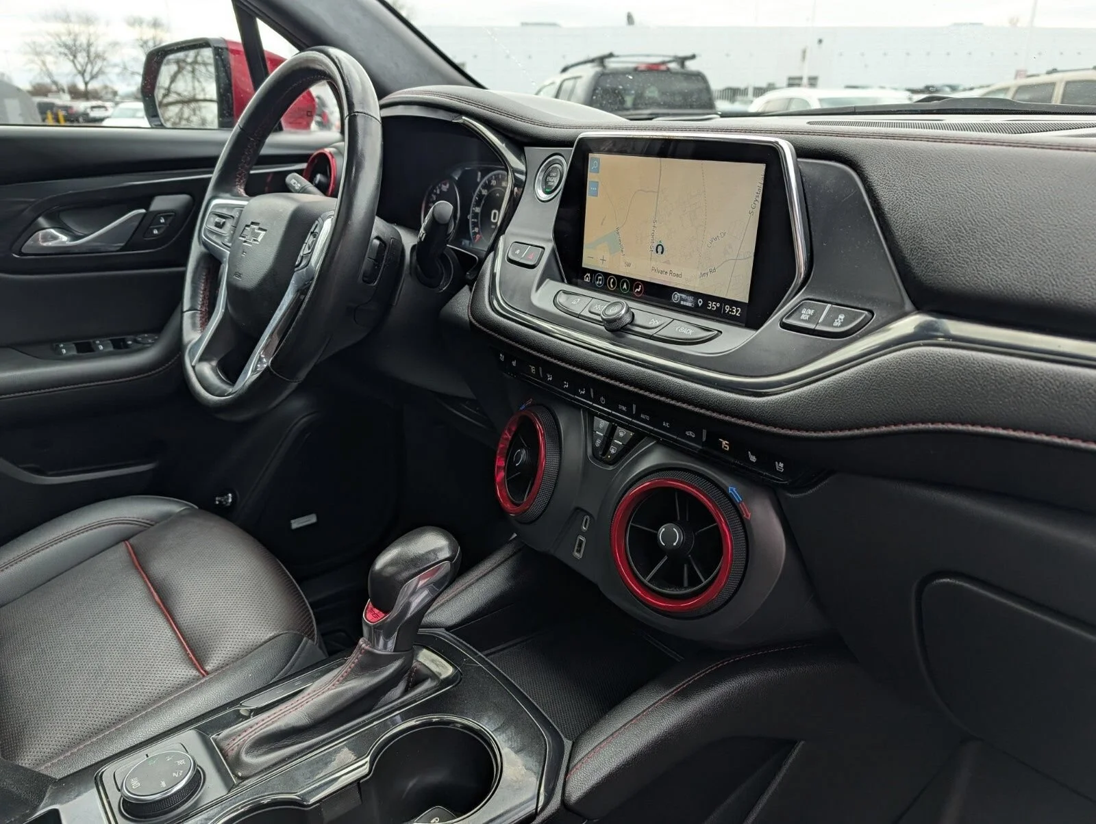 Used 2021 CHERRY RED TINTCOAT Chevrolet RS image 36