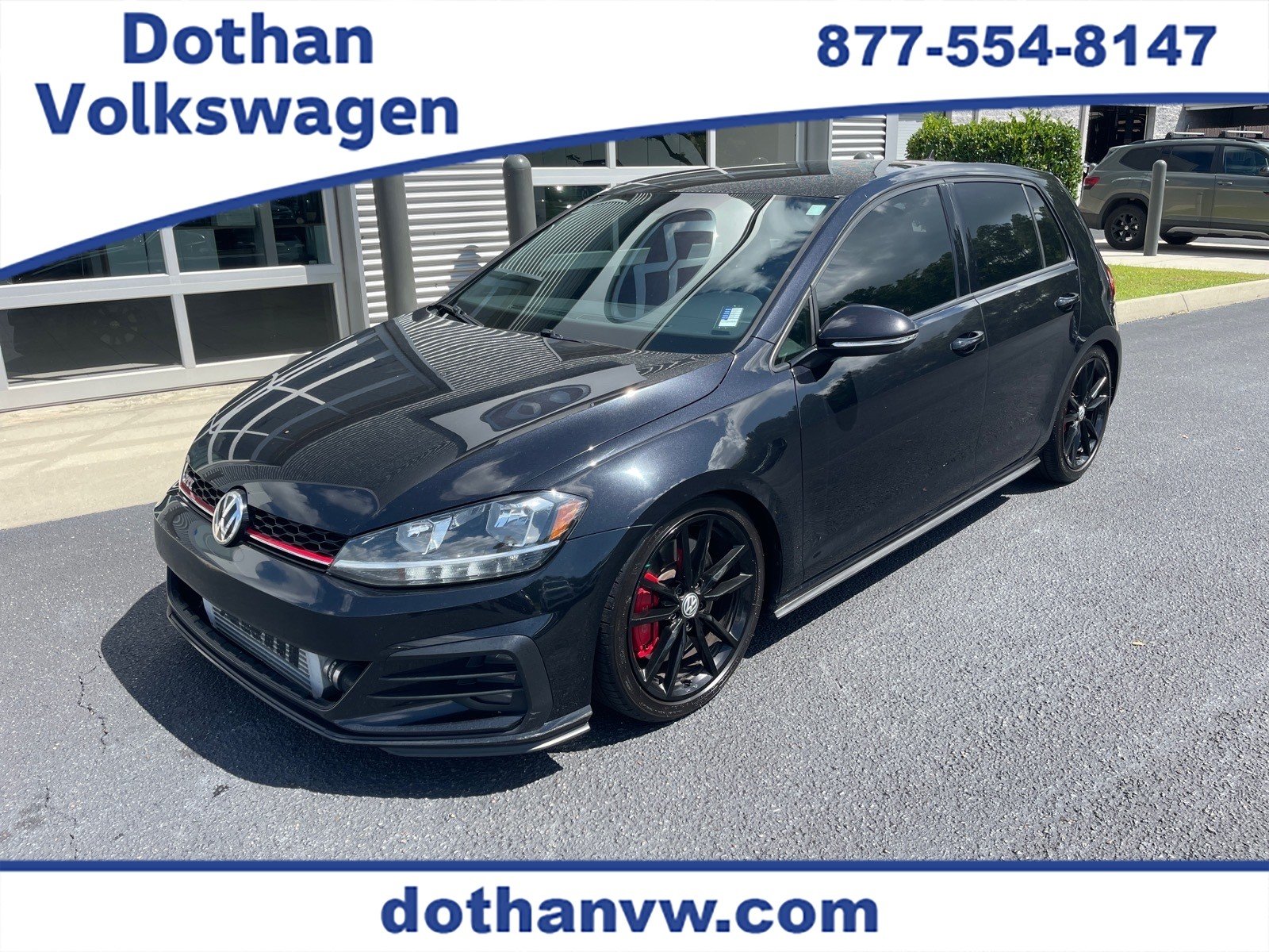 Used 2021 Deep Black Pearl Volkswagen S image 1