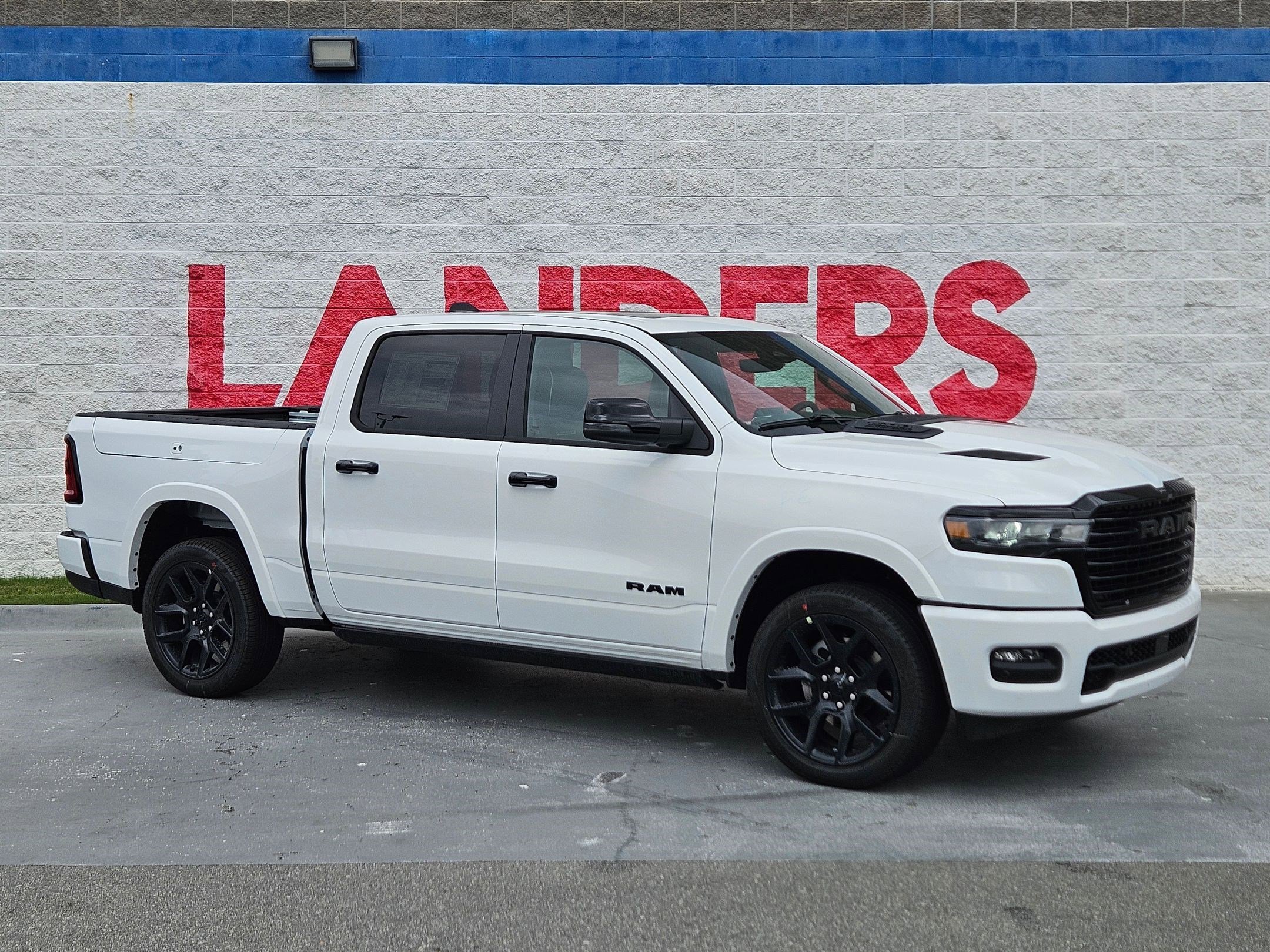 New 2026 Bright White Clear-Coat Exterior Paint RAM Laramie image 1