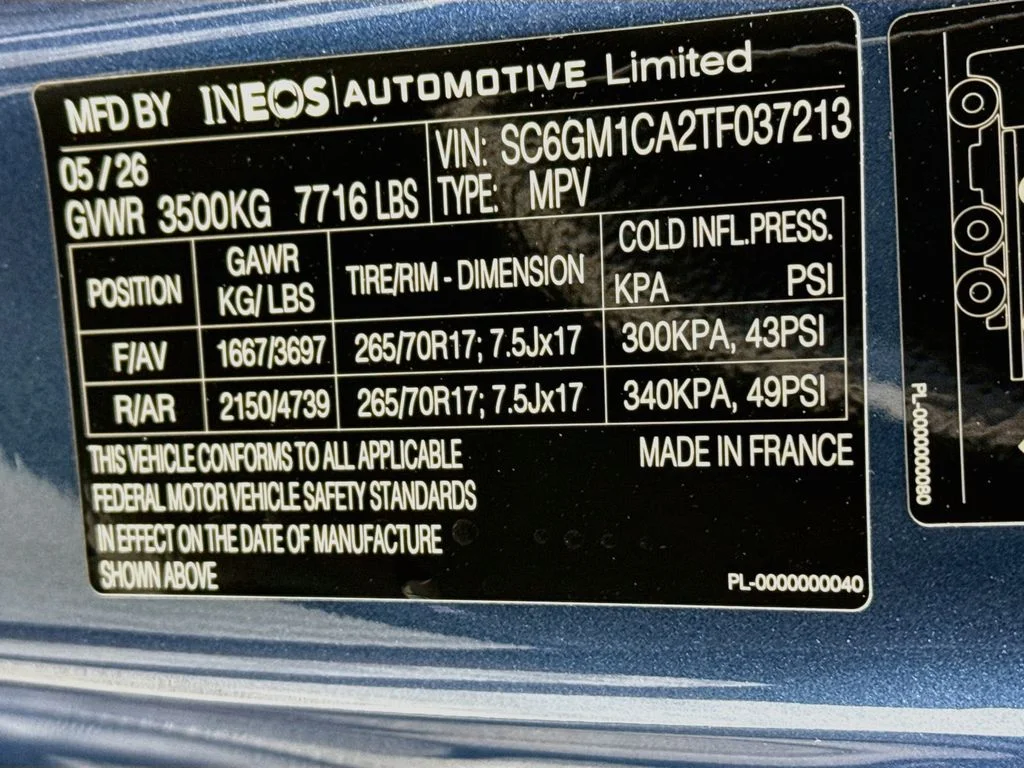 New 2026 Shale Blue Metallic INEOS  image 29
