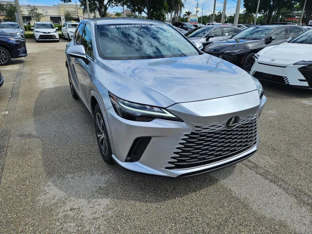 Certified Used 2025 Silver Lexus 350 image 2