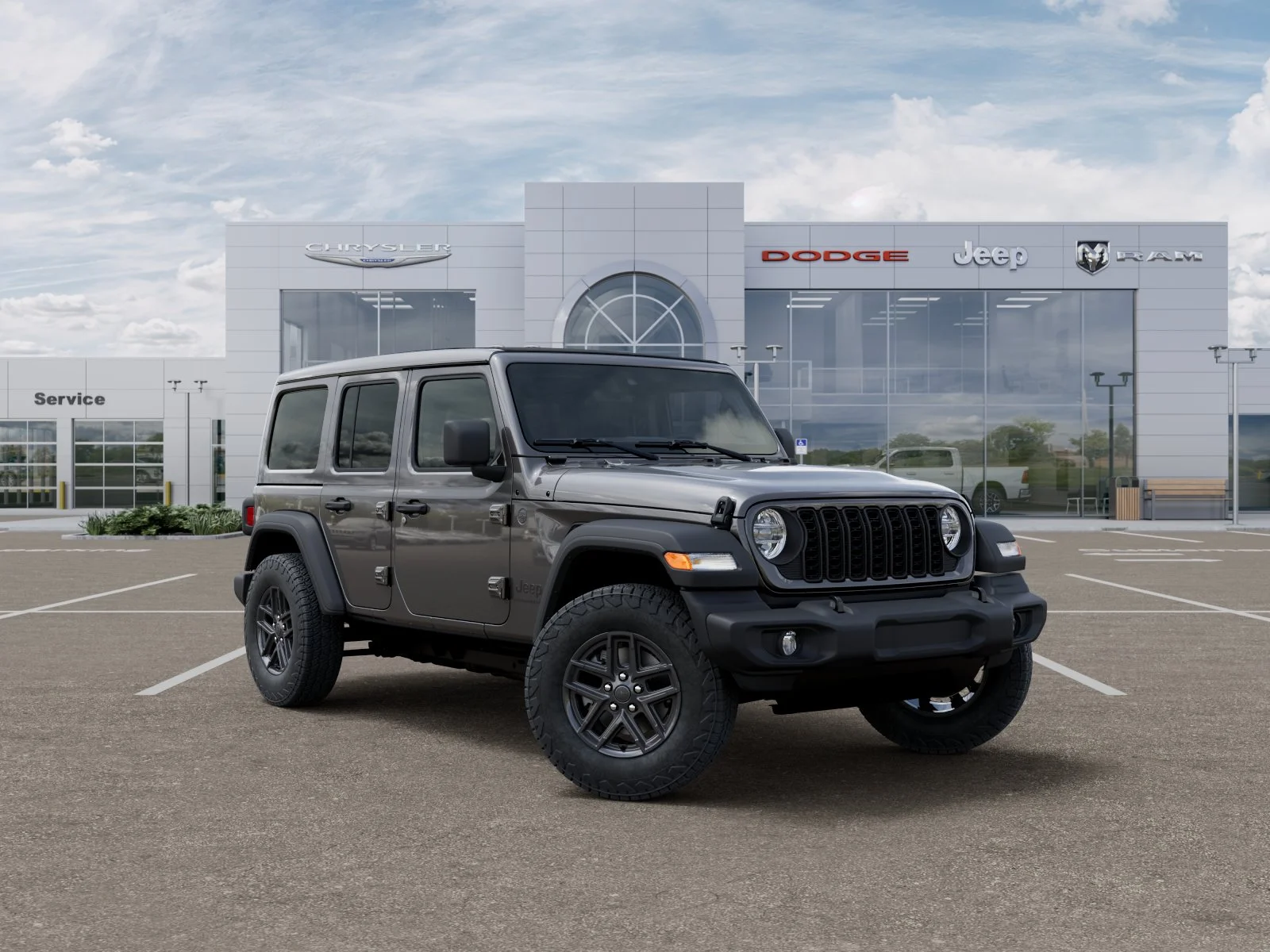 New 2026 Granite Crystal Metallic Clearcoat Jeep Sport S image 32