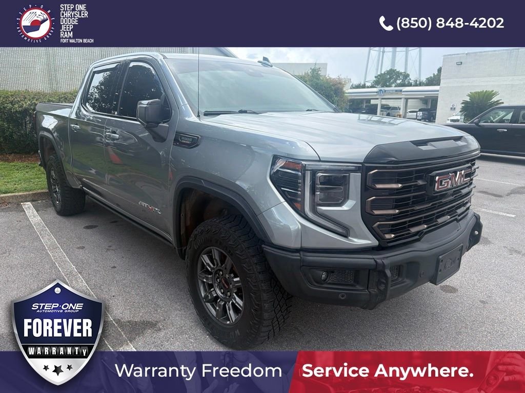 Used 2024 Silver GMC AT4X image 3