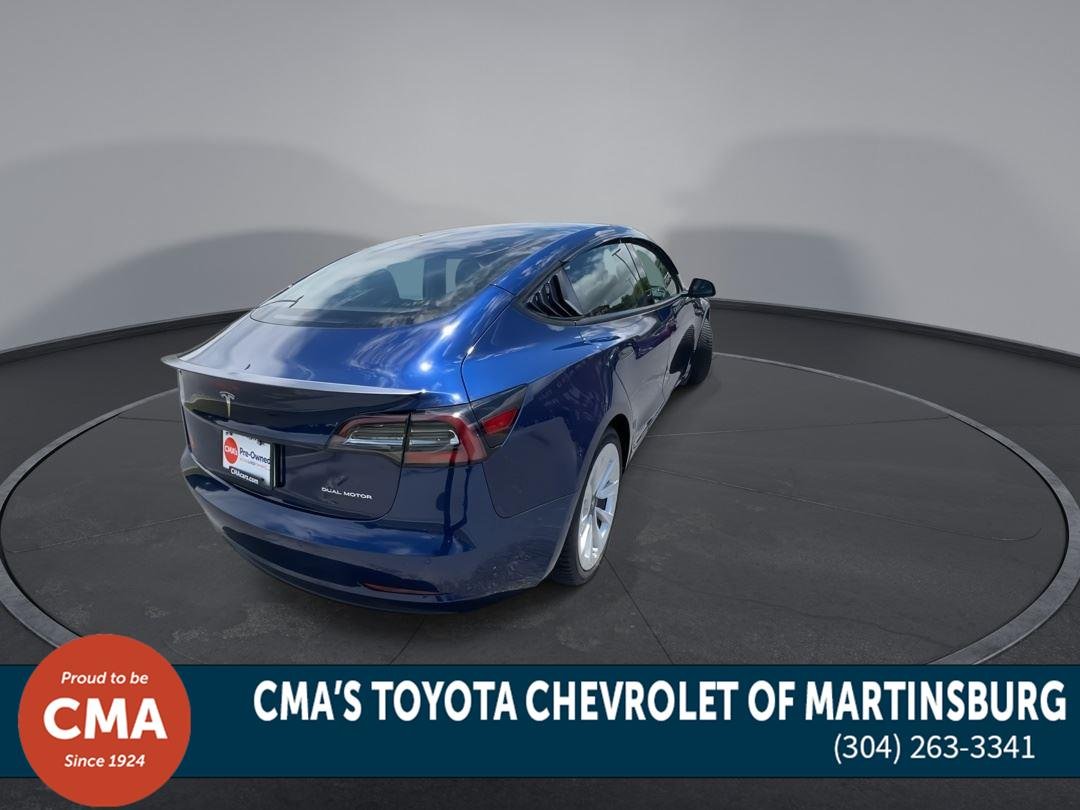 Used 2021 Deep Blue Metallic Tesla Long Range image 8