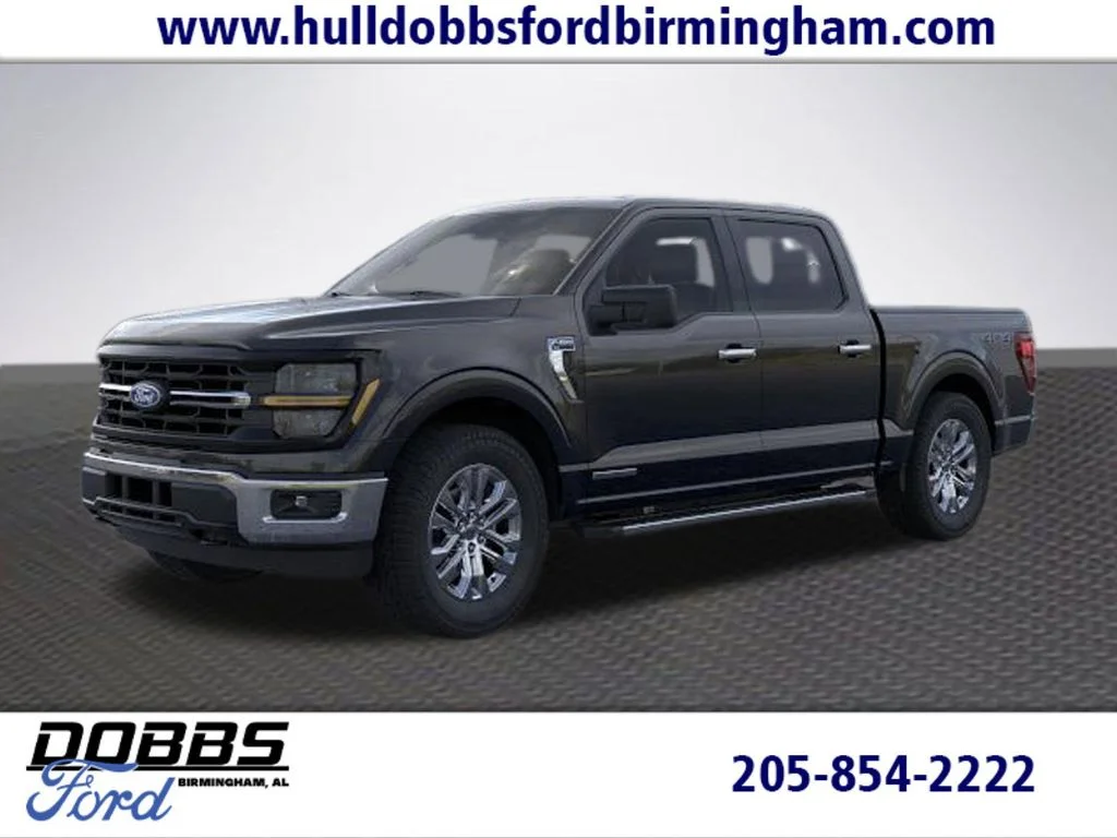 New 2026 Agate Black Metallic Ford XLT image 1