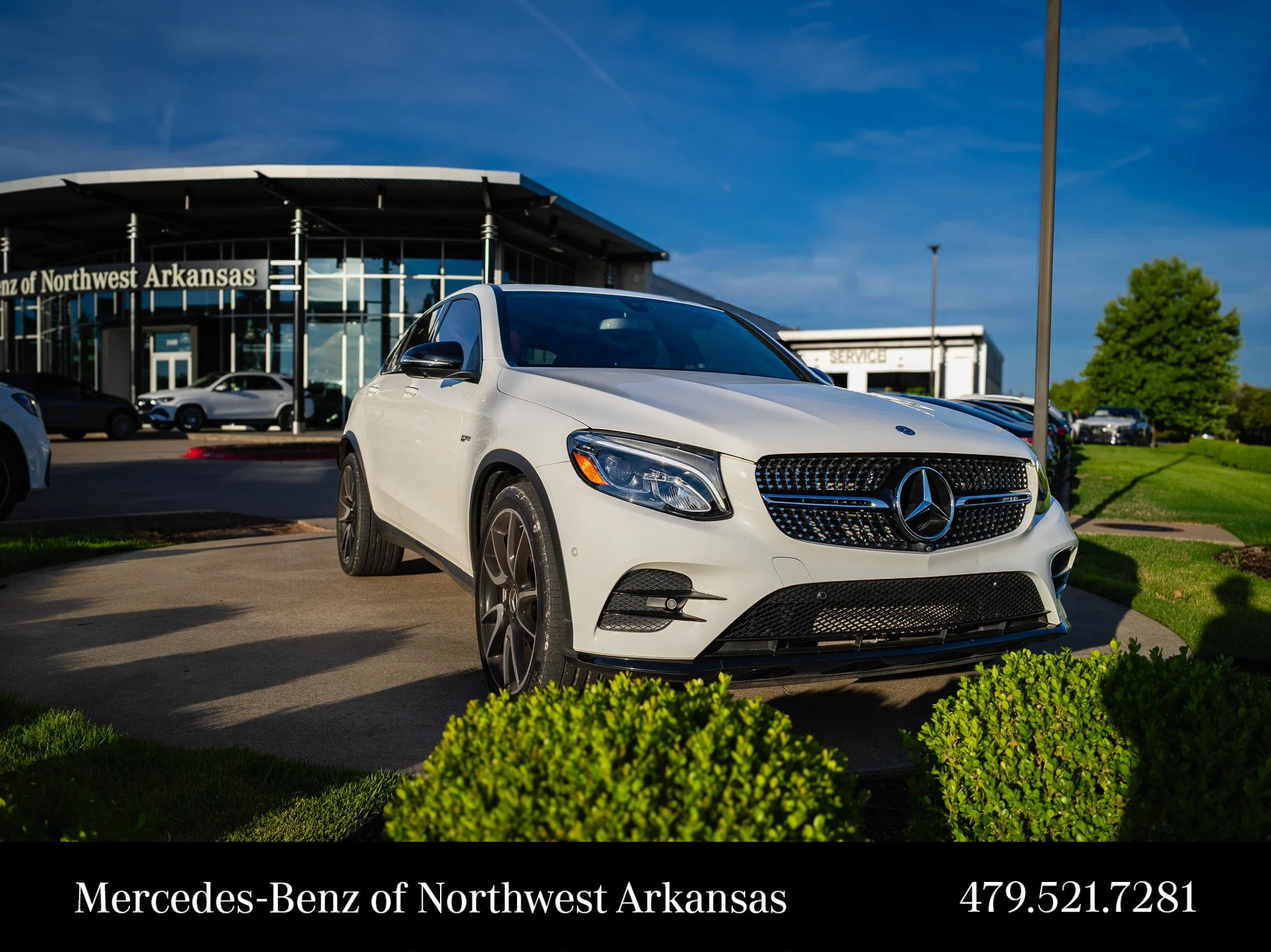 Used 2019 Polar White Mercedes-Benz GLC 43 AMG® image 1