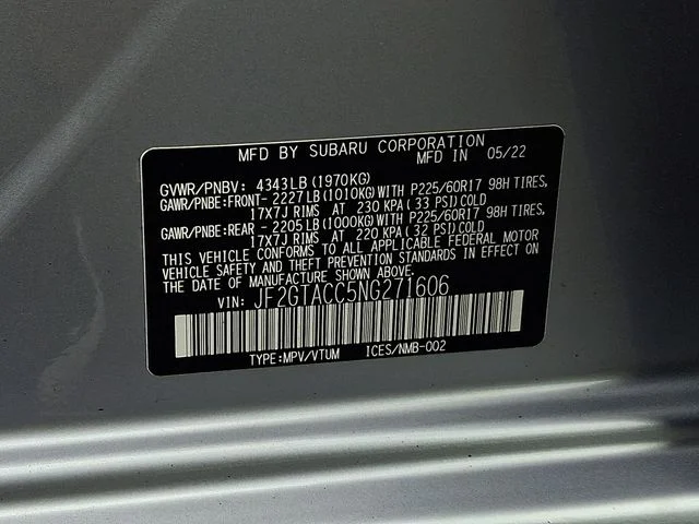 Used 2022 Silver Subaru Premium image 27
