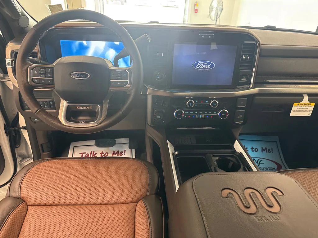 New 2026 Star White Metallic Tri-Coat Ford F-350® King Ranch® image 17