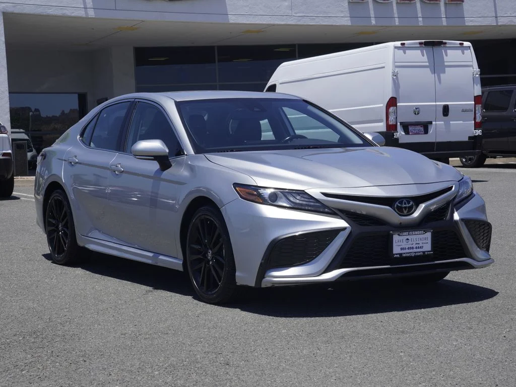 Certified Used 2023 Silver Toyota XSE image 1