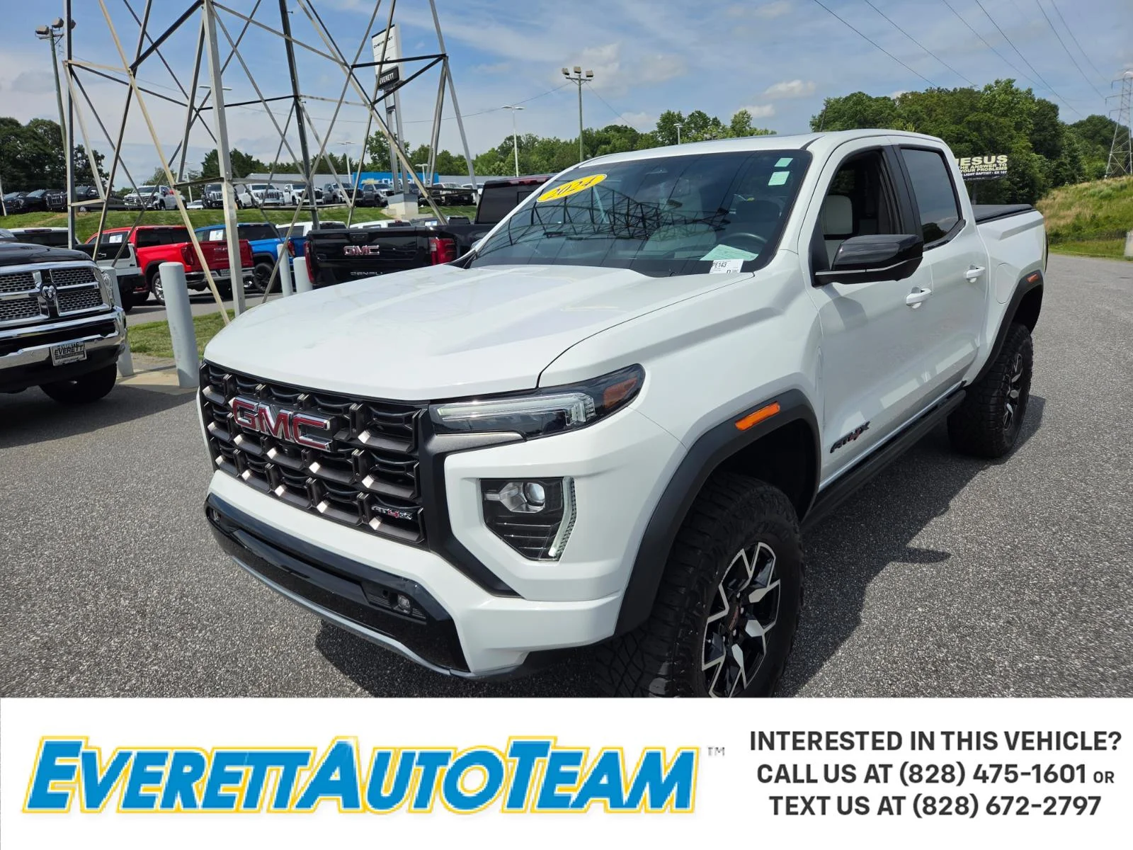 Used 2024 Summit White GMC AT4X image 1